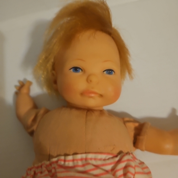 Vintage 1967 Newborn Thumbelina Doll by IDEAL , Working Pull String,Original Otf - Picture 5 of 10